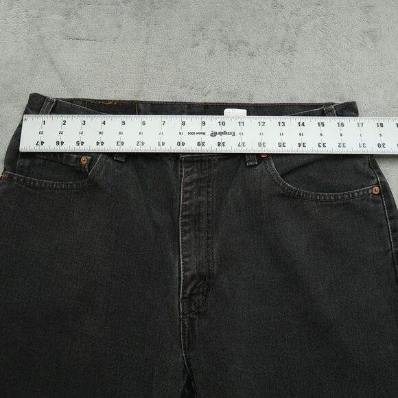 Levi's VTG Jeans Mens Fits 34x30 (Size-36) Gray 505 Regular Straight 100% Cotton - Picture 12 of 15